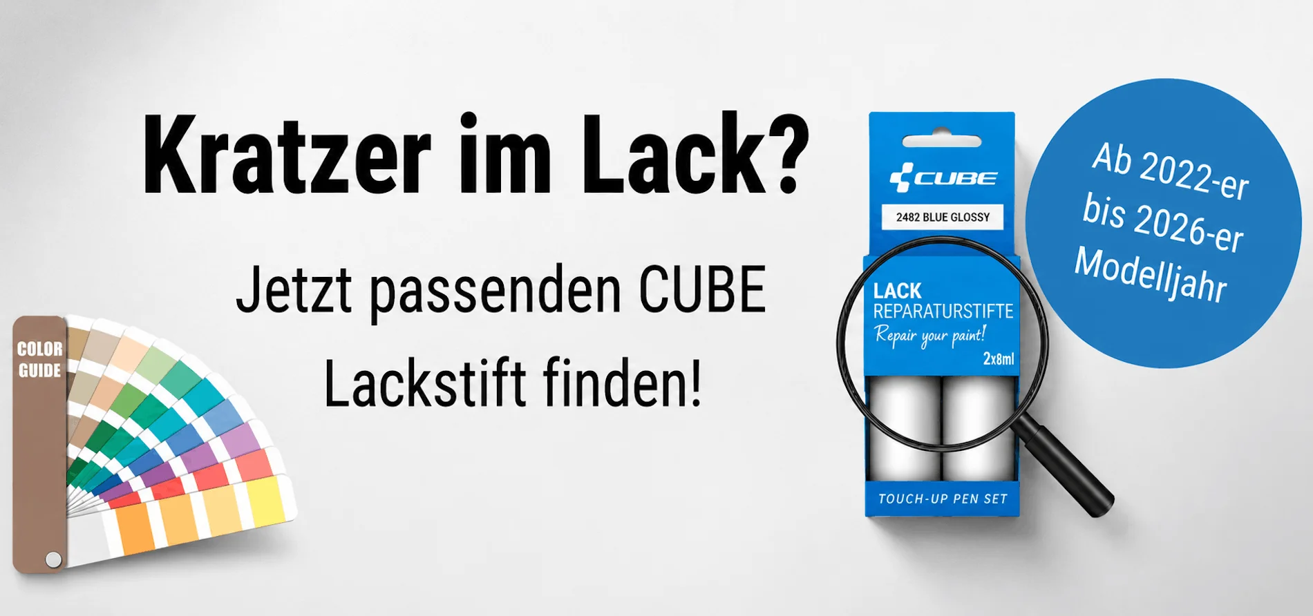 Lackstift finder CUBE