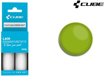 Cube Lackstift Set FLASH GREEN matt 2126 matt flash