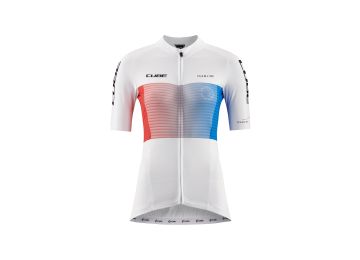 Cube TEAMLINE WS Trikot kurzarm white´n´blue´n´red M