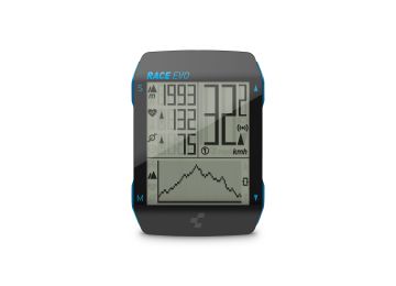 Cube Fahrradcomputer RACE EVO black´n´blue metallic
