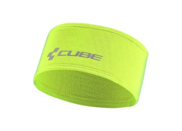 Cube Funktionsstirnband RACE Be Warm neon yellow