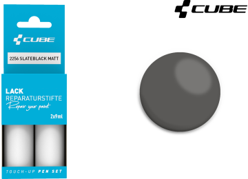 Cube Lackstift Set SLATEBLACK matt 2256