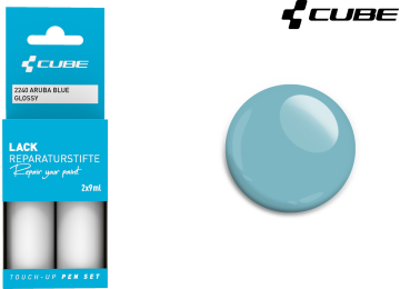 Cube Lackstift Set ARUBA BLUE glossy 2240